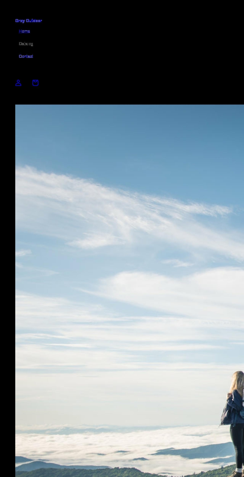 grayoutdoor.com shopify website screenshot