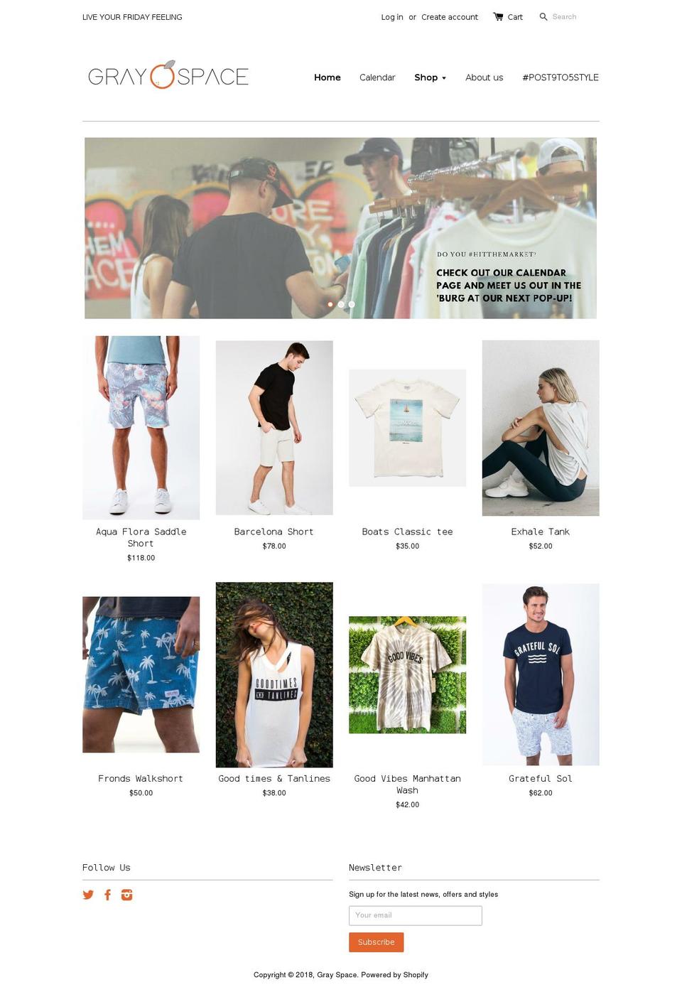 grayspacefl.com — Shopify store on .com