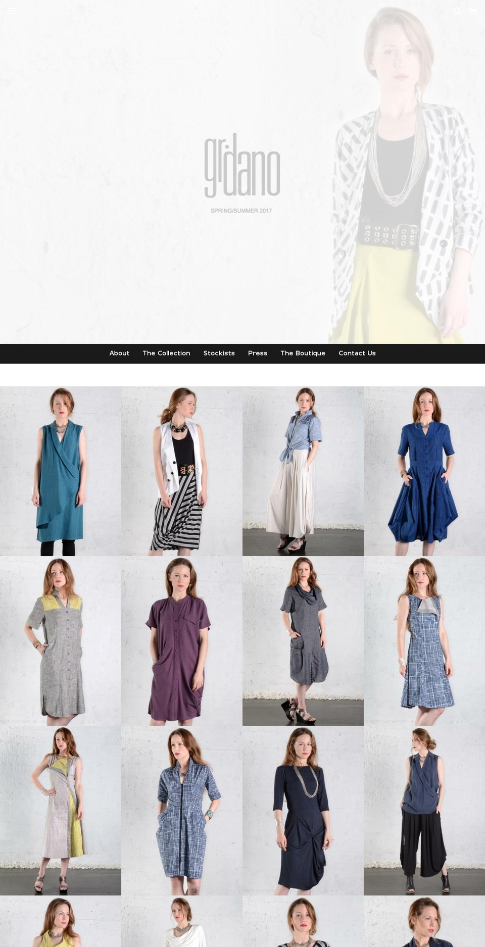 grdano.com shopify website screenshot