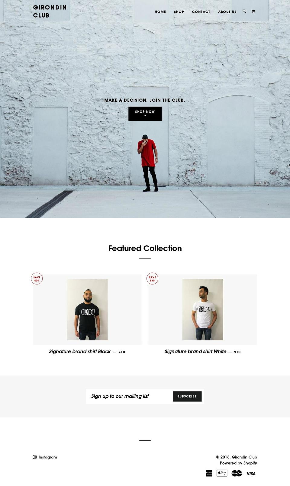 grdnclub.com — Shopify storefront screenshot