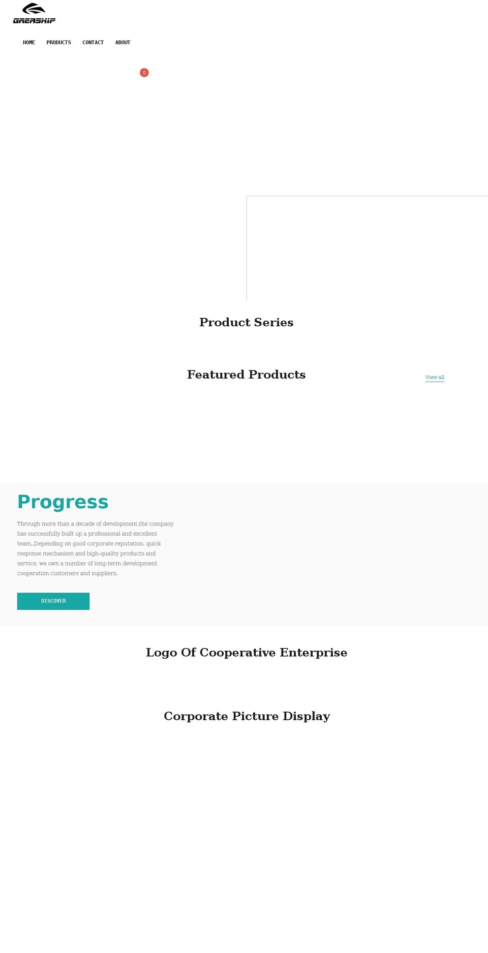 Tea--sections-ready Shopify theme site example greaship.com