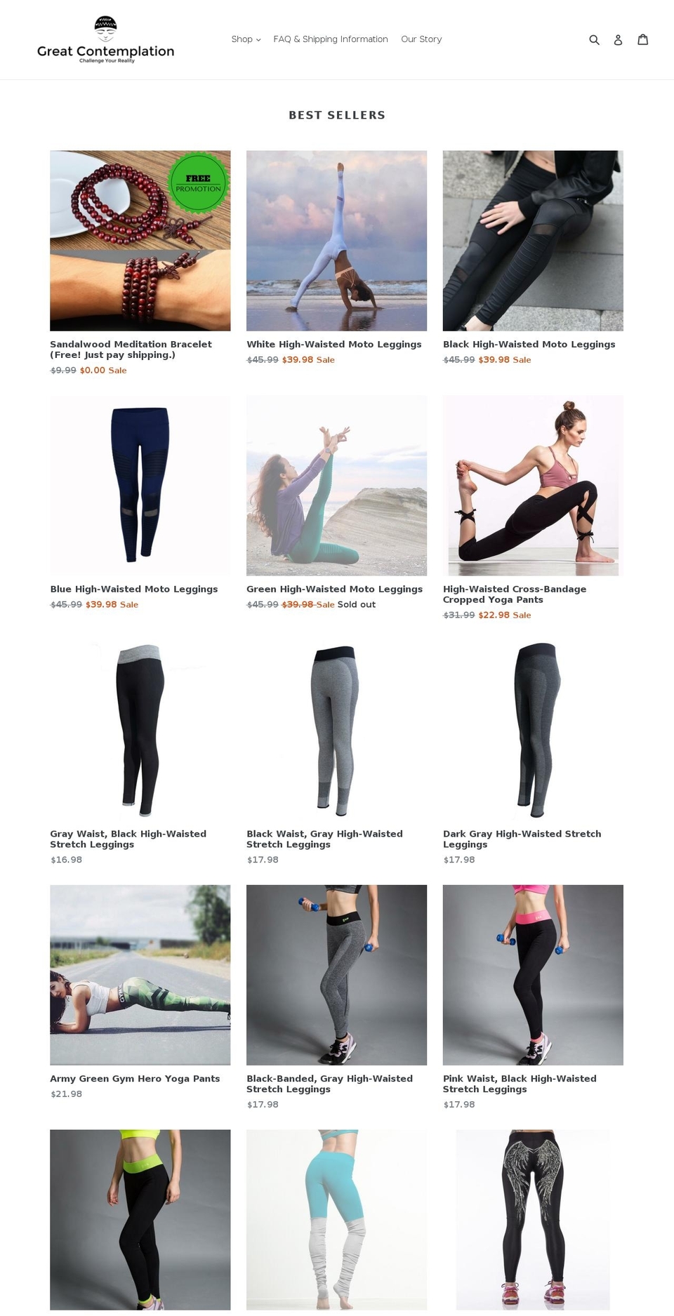 great-contemplation.com — Shopify storefront screenshot