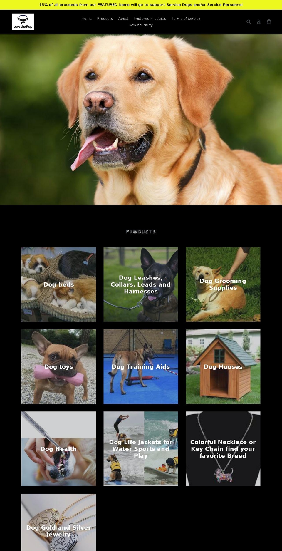 great-pets.com — Shopify storefront screenshot