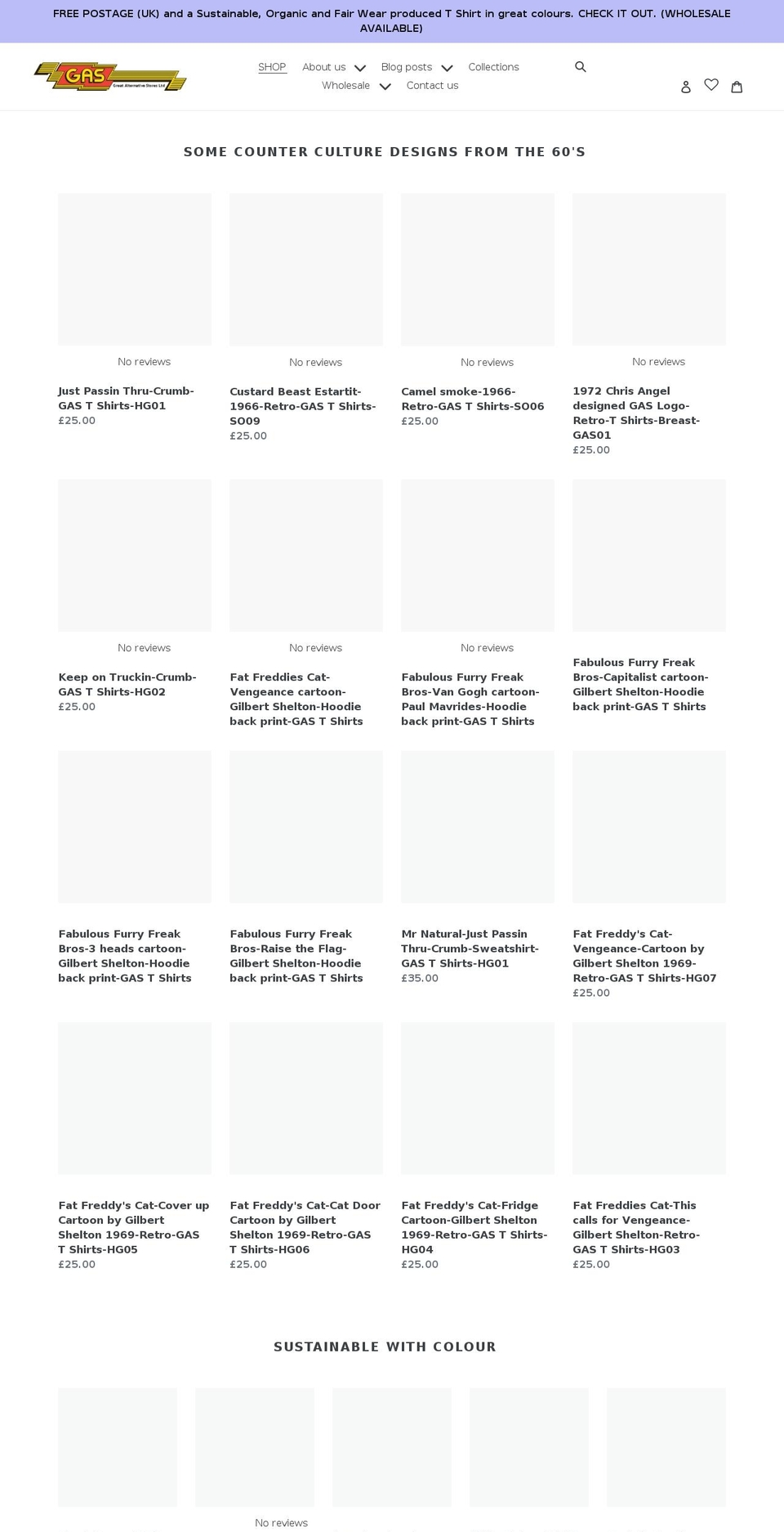 greatalternativestores.com shopify website screenshot