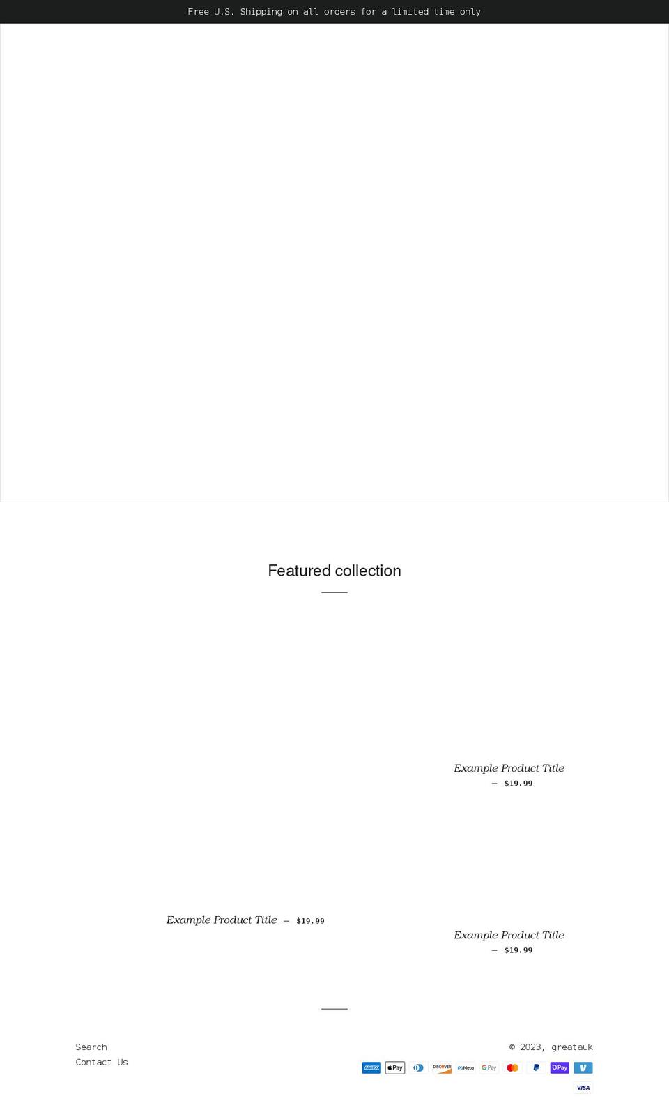 greatauks.com shopify website screenshot
