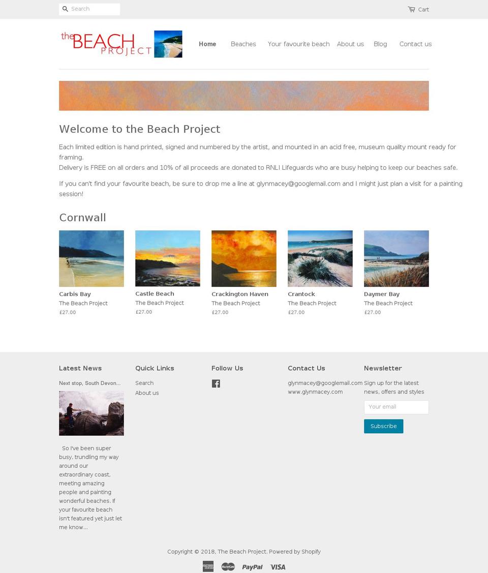 greatbritishbeach.com shopify website screenshot