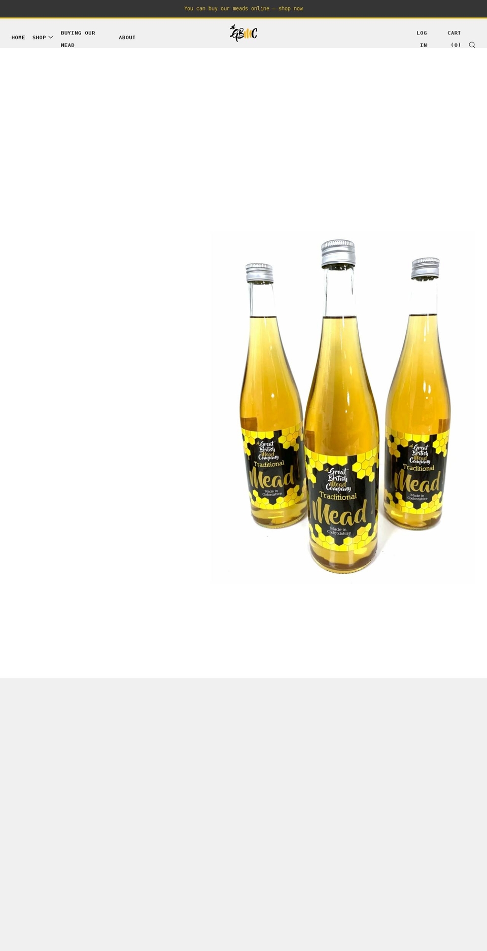greatbritishmead.com shopify website screenshot