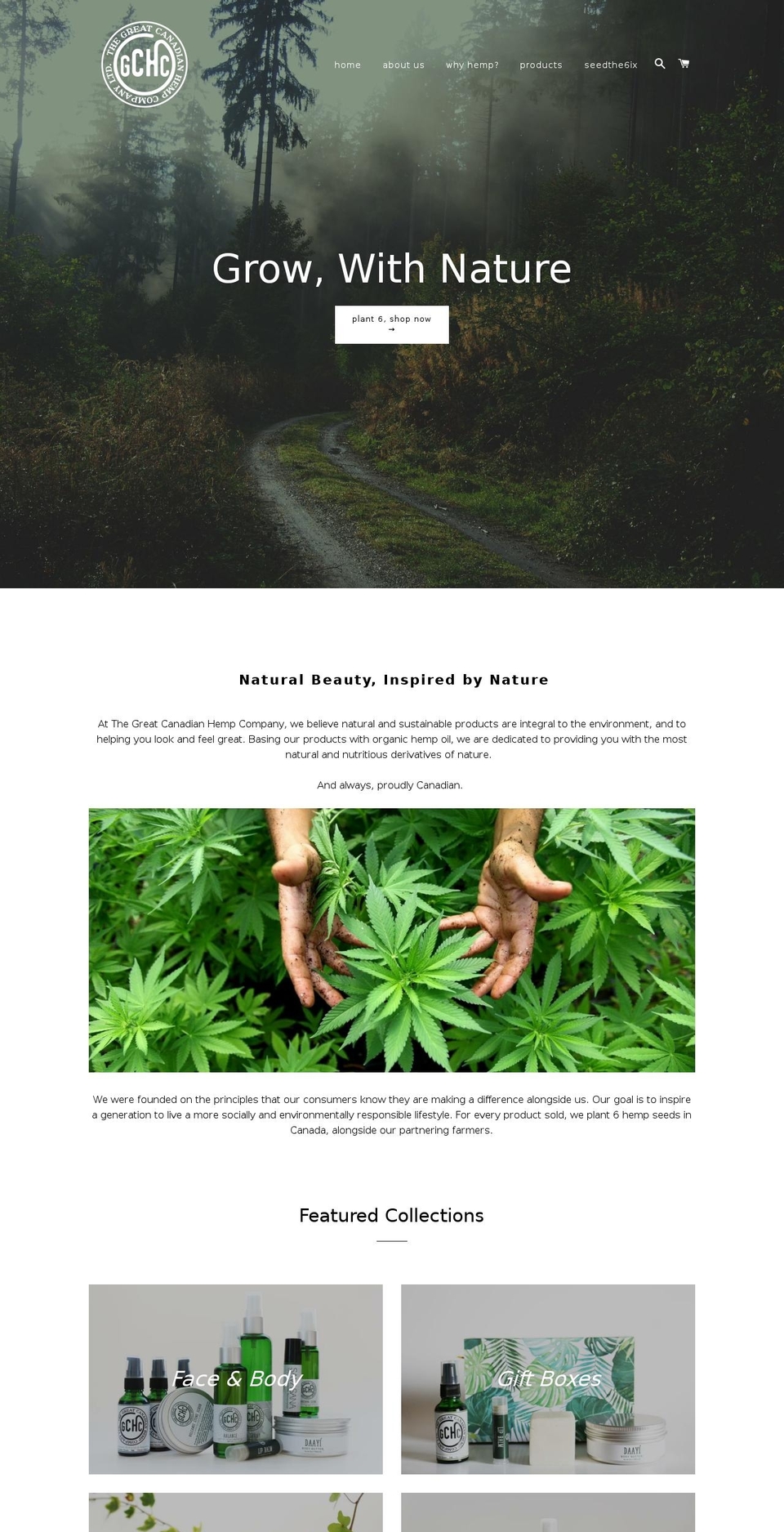 greatcanadianhemp.com — Shopify storefront screenshot