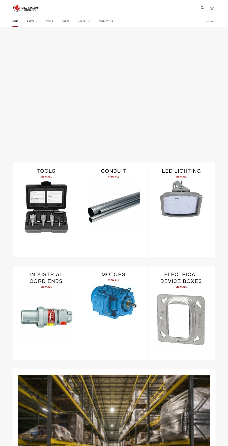 greatcanadianwholesale.com shopify website screenshot