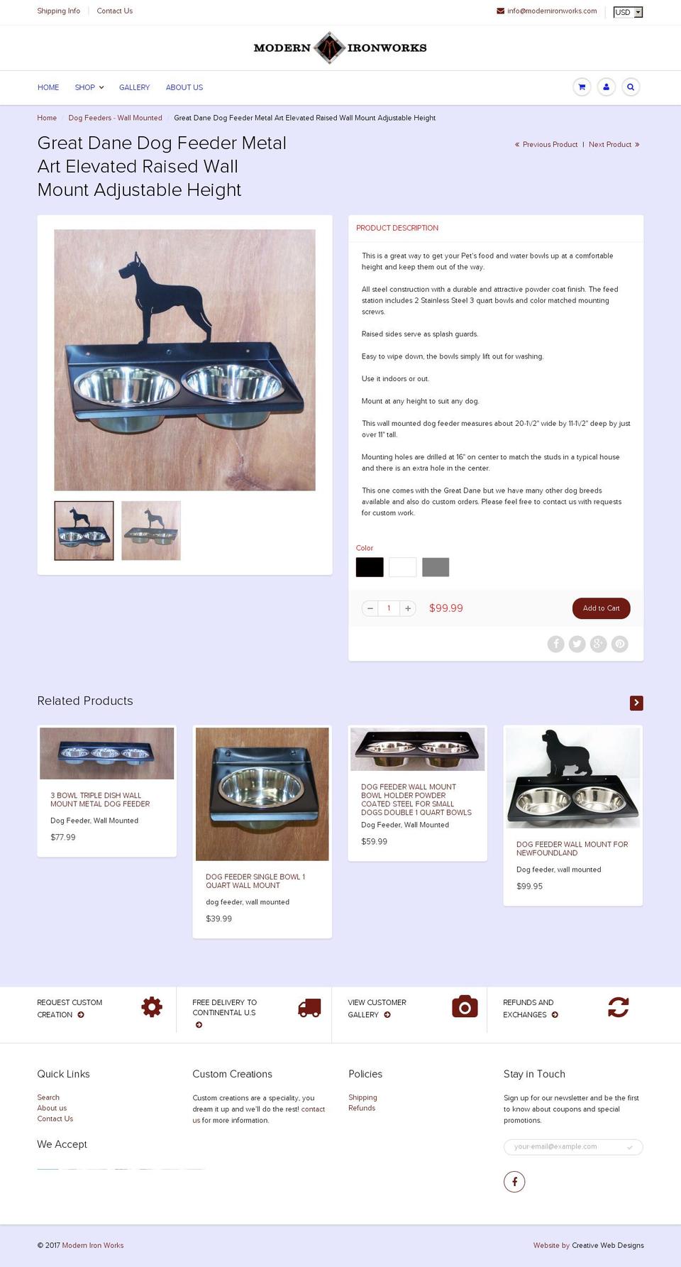 greatdanefeeders.com shopify website screenshot