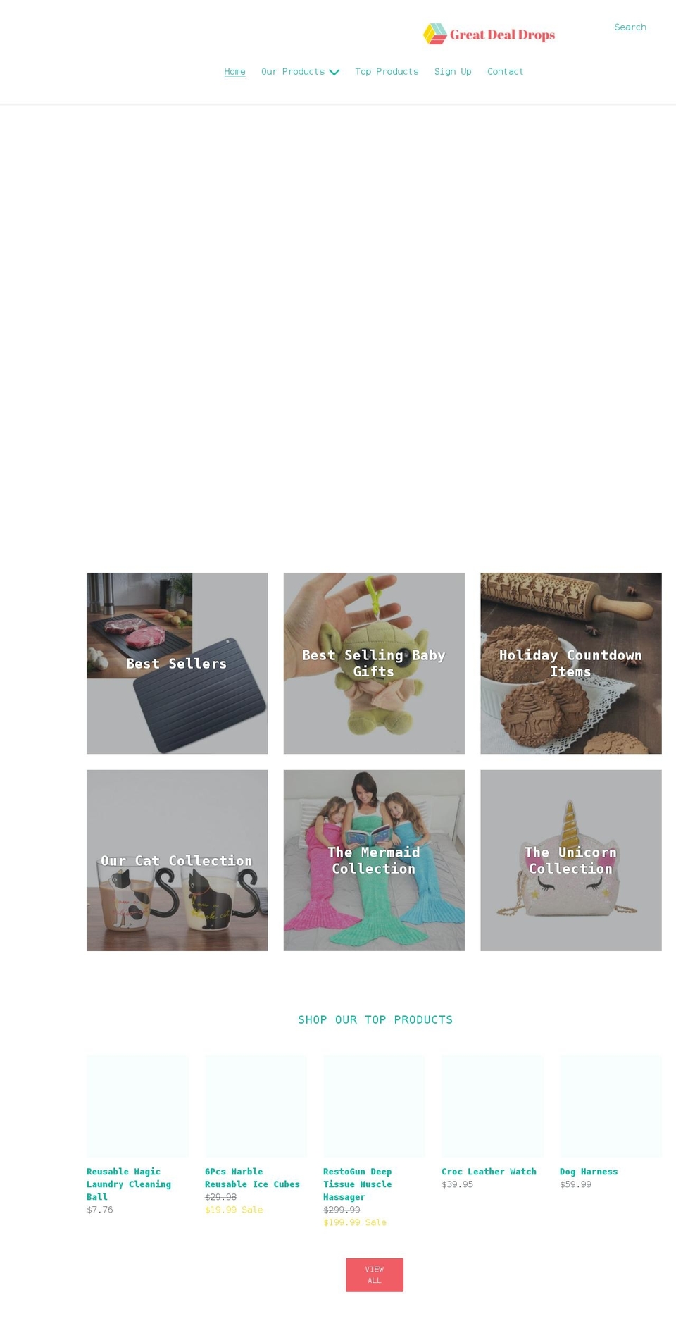 greatdealdrops.com shopify website screenshot