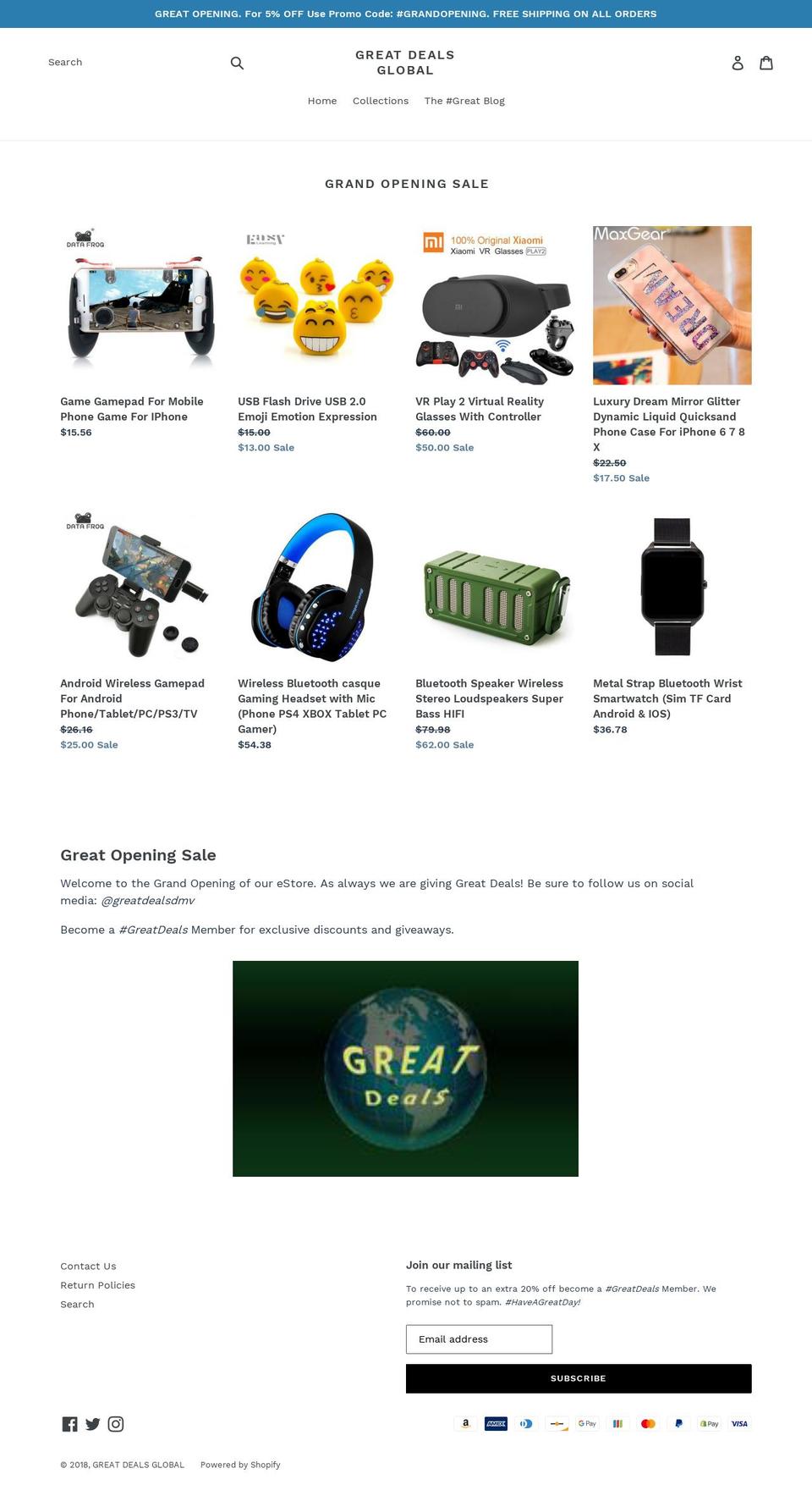 greatdealsdmv.com — Shopify storefront screenshot