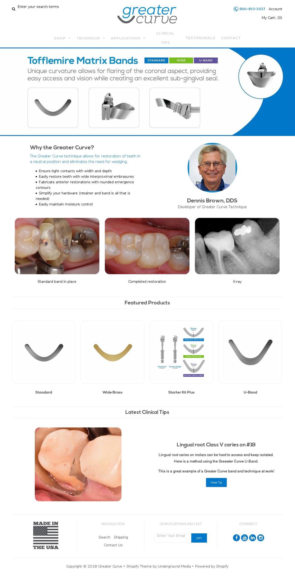 greater-curve.myshopify.com shopify website screenshot