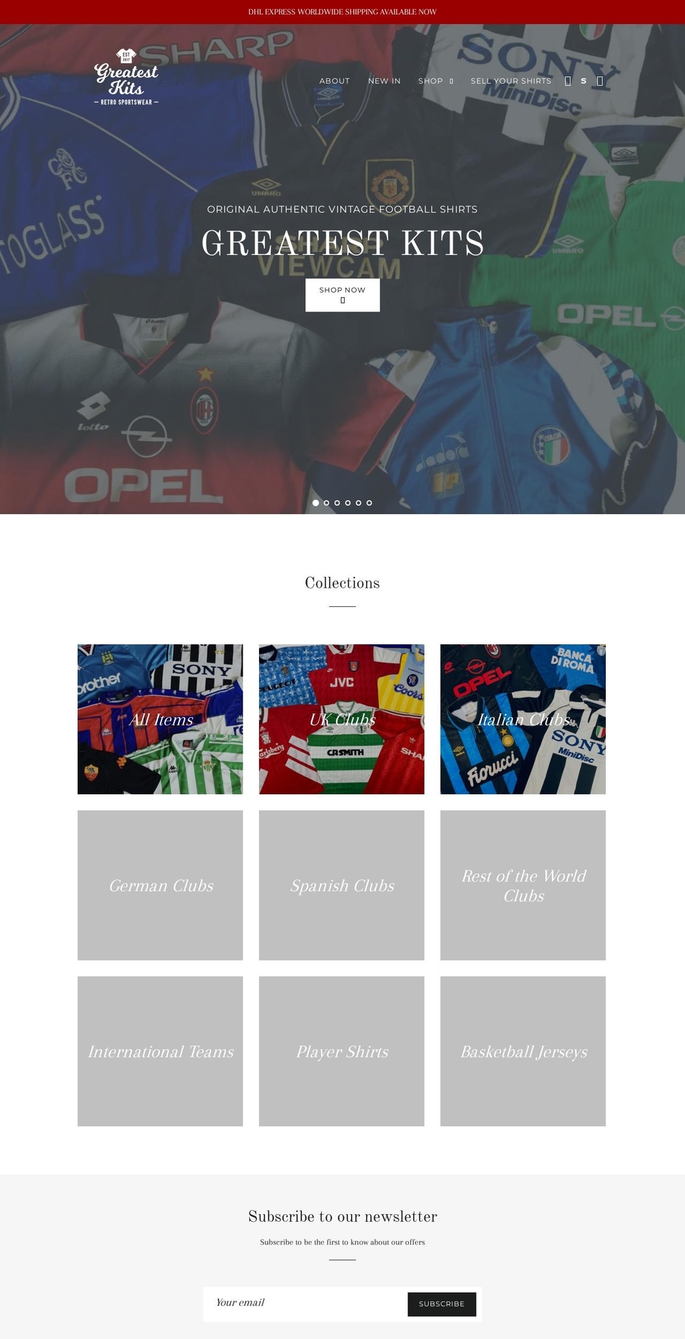 greatestkits.co.uk shopify website screenshot