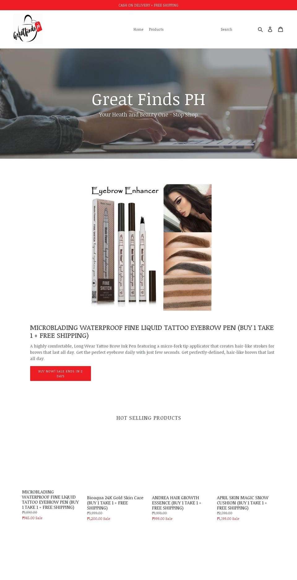 greatfindsph.com — Shopify storefront screenshot