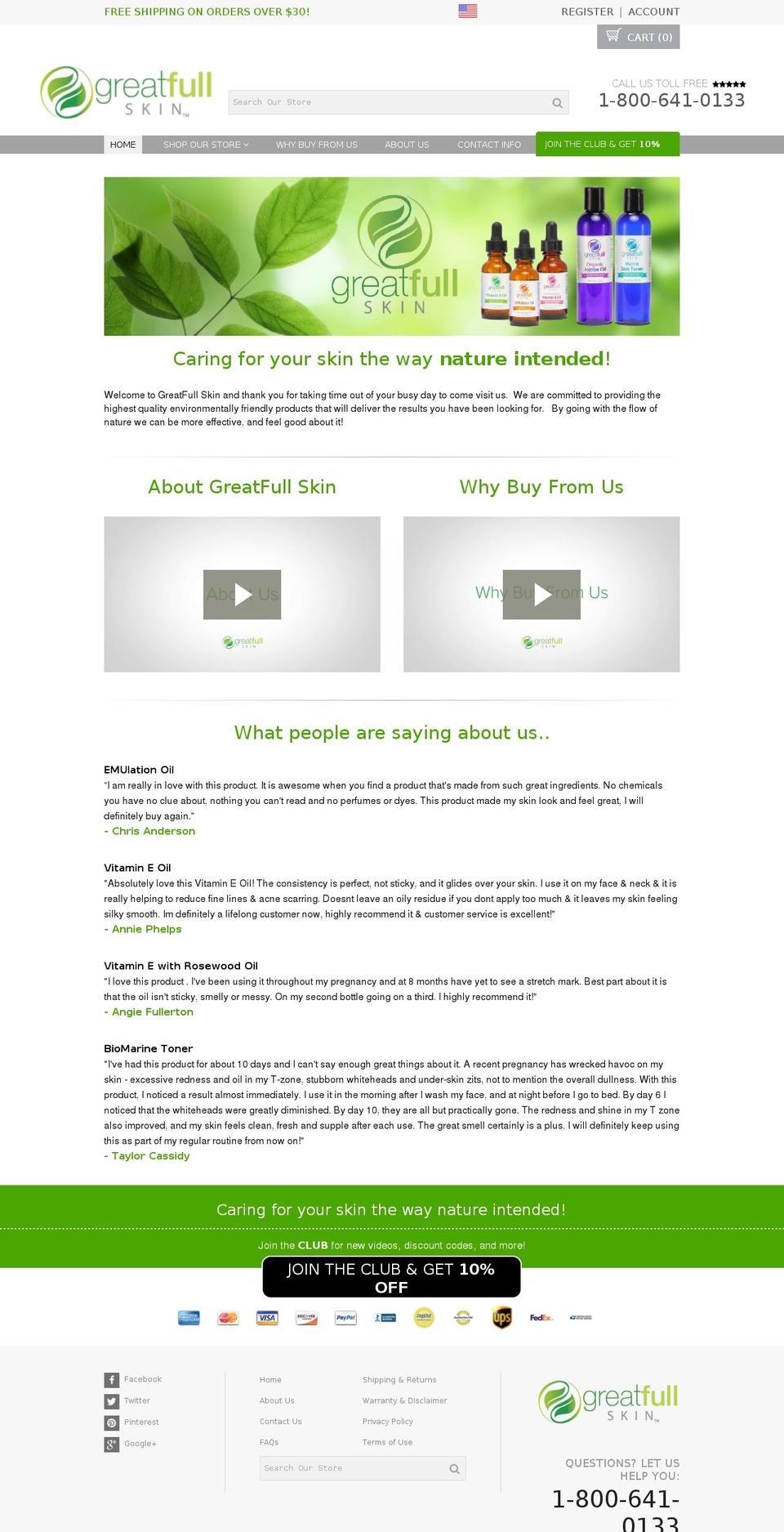 proven-profitable-theme-v8-7 Shopify theme site example greatfullskin.net