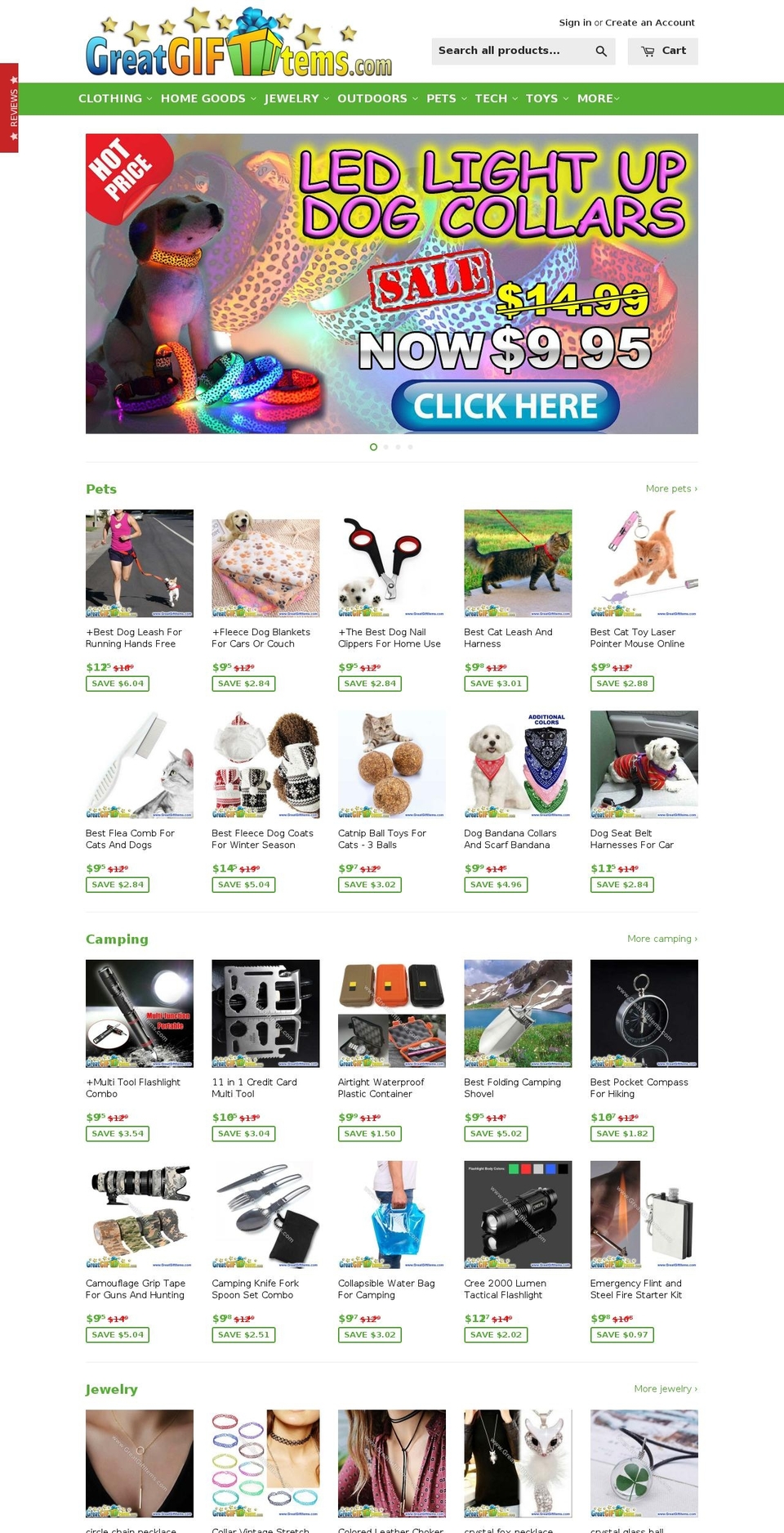 greatgiftitems.myshopify.com shopify website screenshot