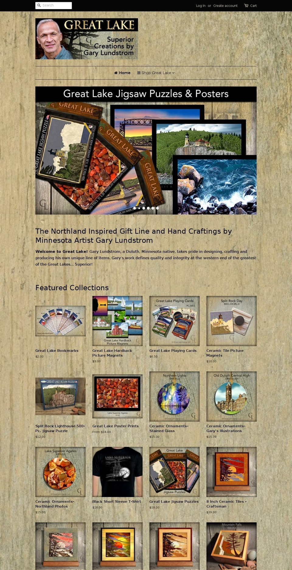 greatlakedesign.com — Shopify storefront screenshot