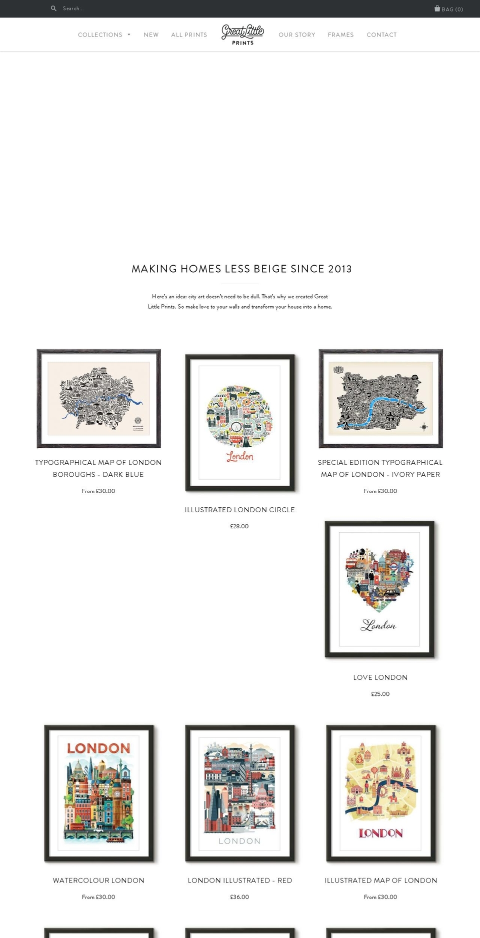 greatlittleprint.com shopify website screenshot
