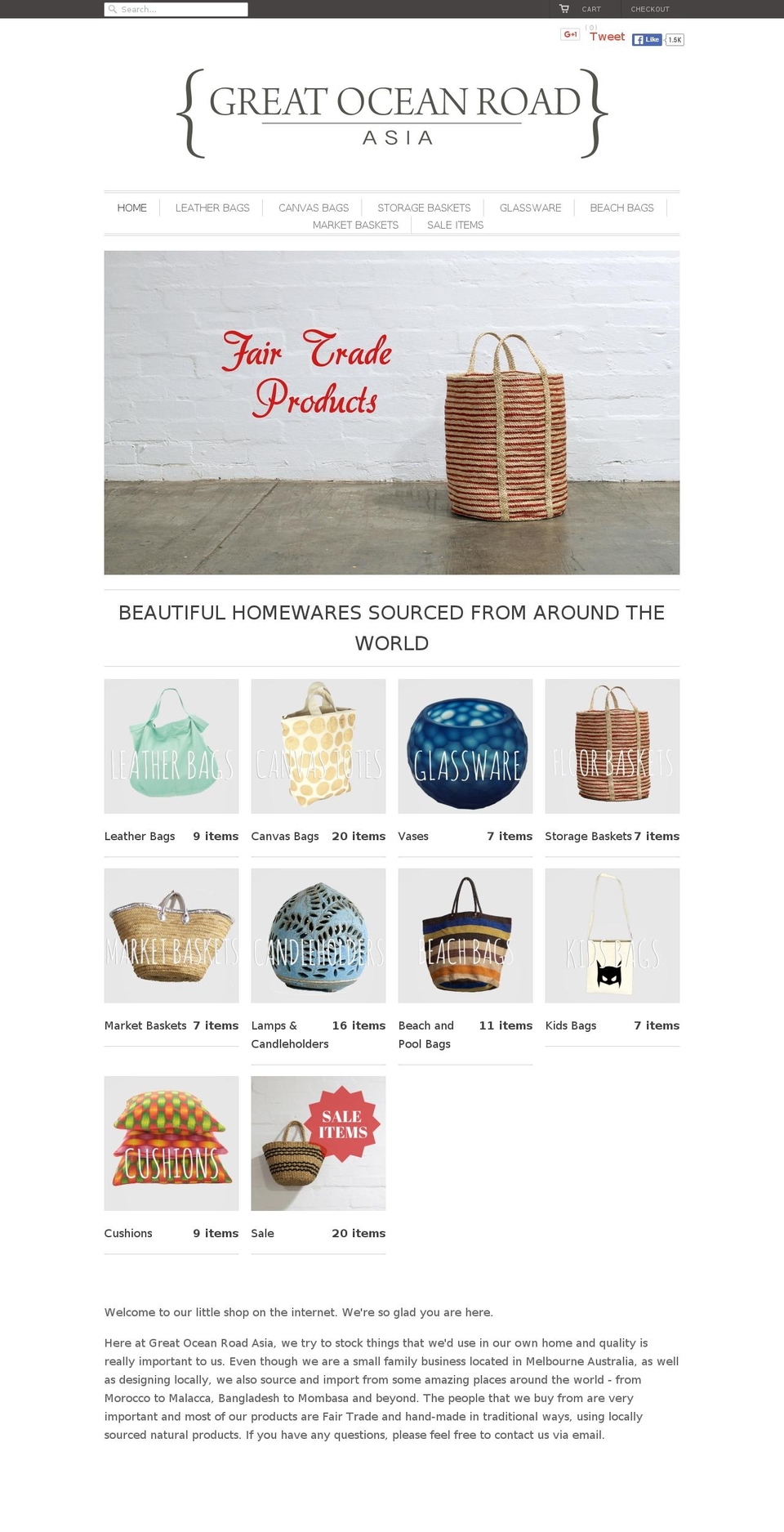 greatoceanroadasia.com shopify website screenshot