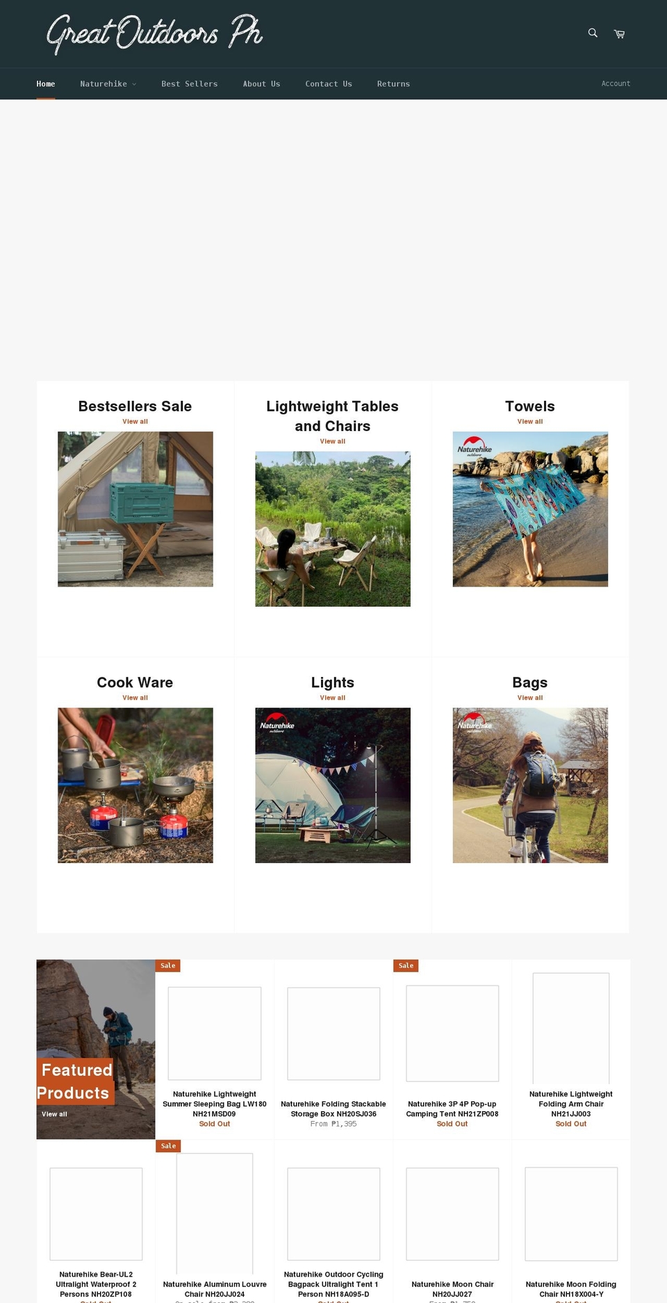 greatoutdoorsph.com shopify website screenshot