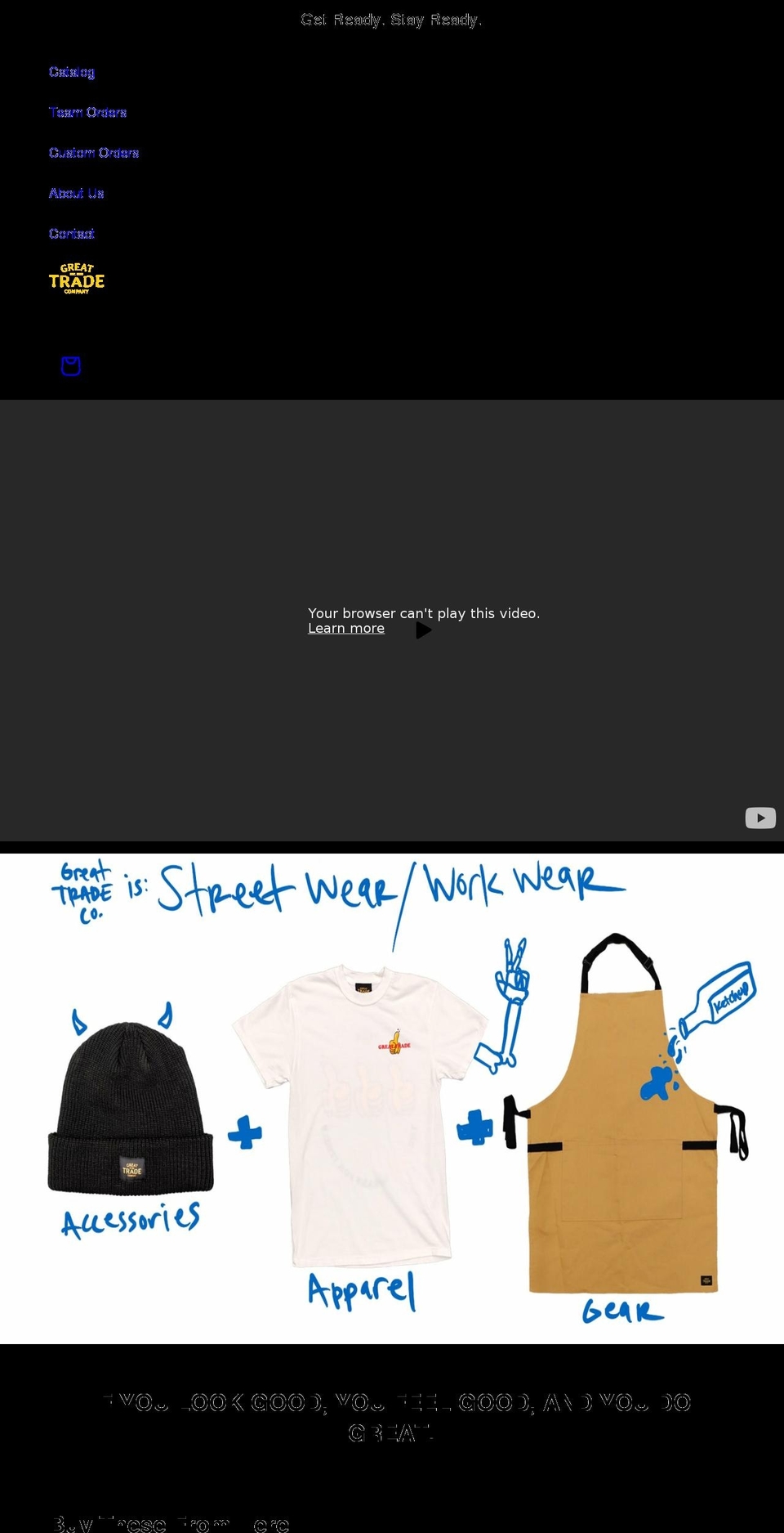 greattradeco.com shopify website screenshot