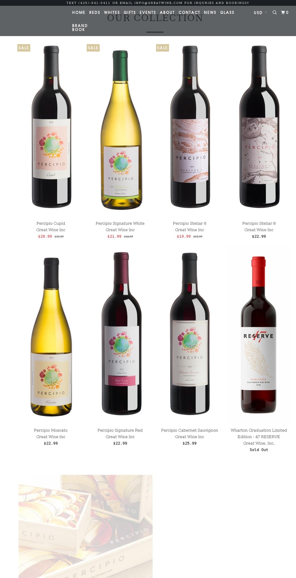 greatwineusa.com shopify website screenshot