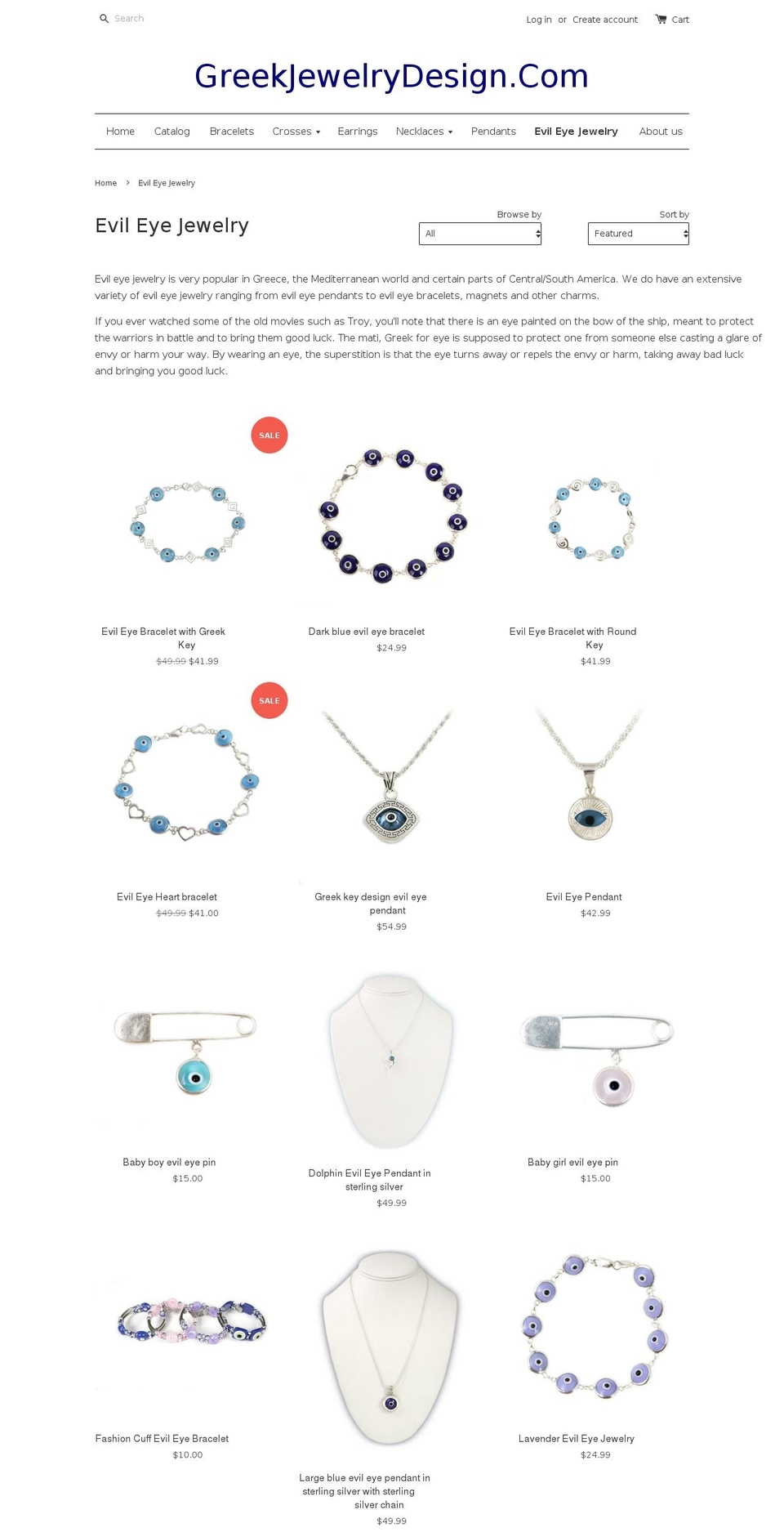greekdesignjewelry.com — Shopify storefront screenshot