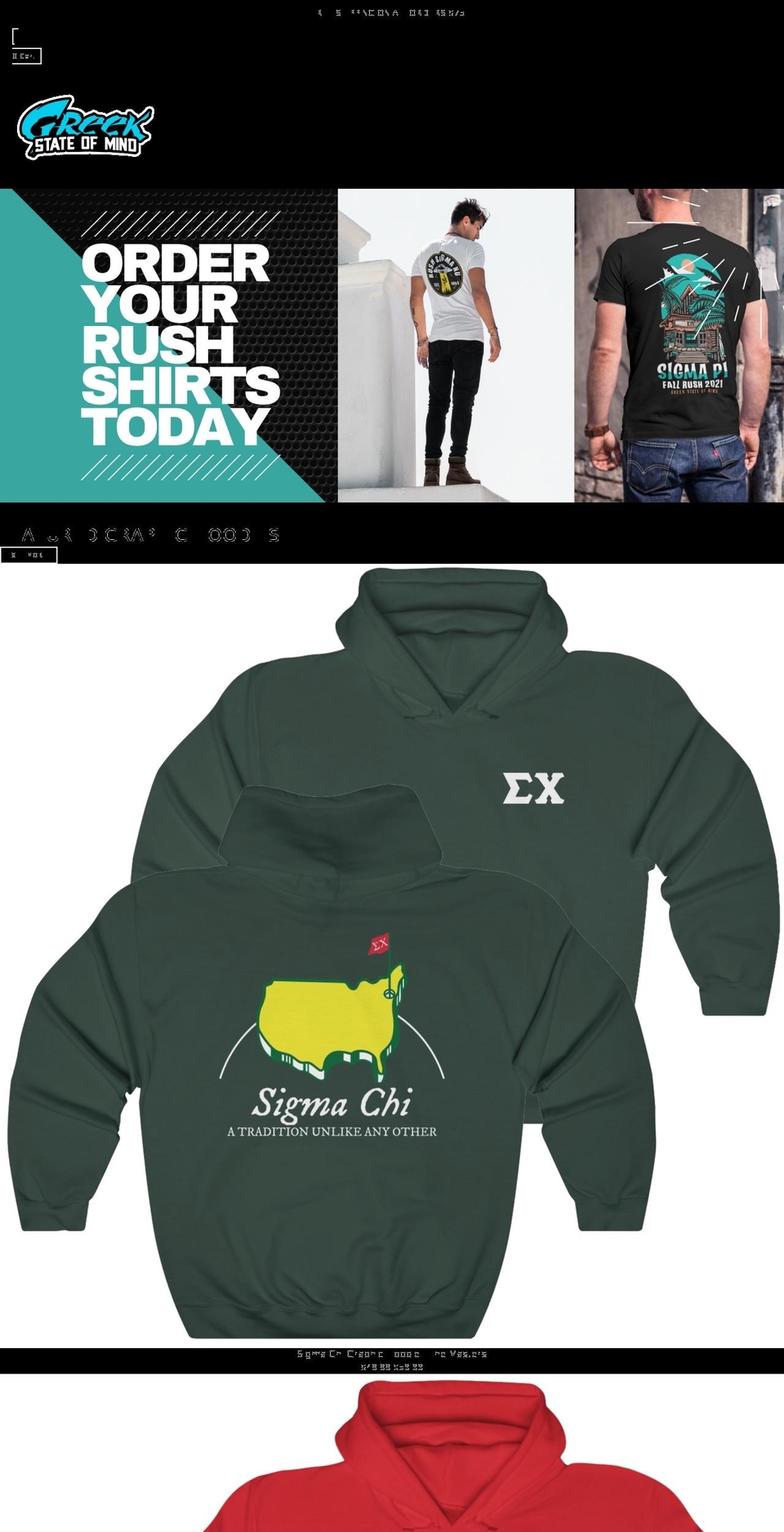greekstateofmind.com shopify website screenshot