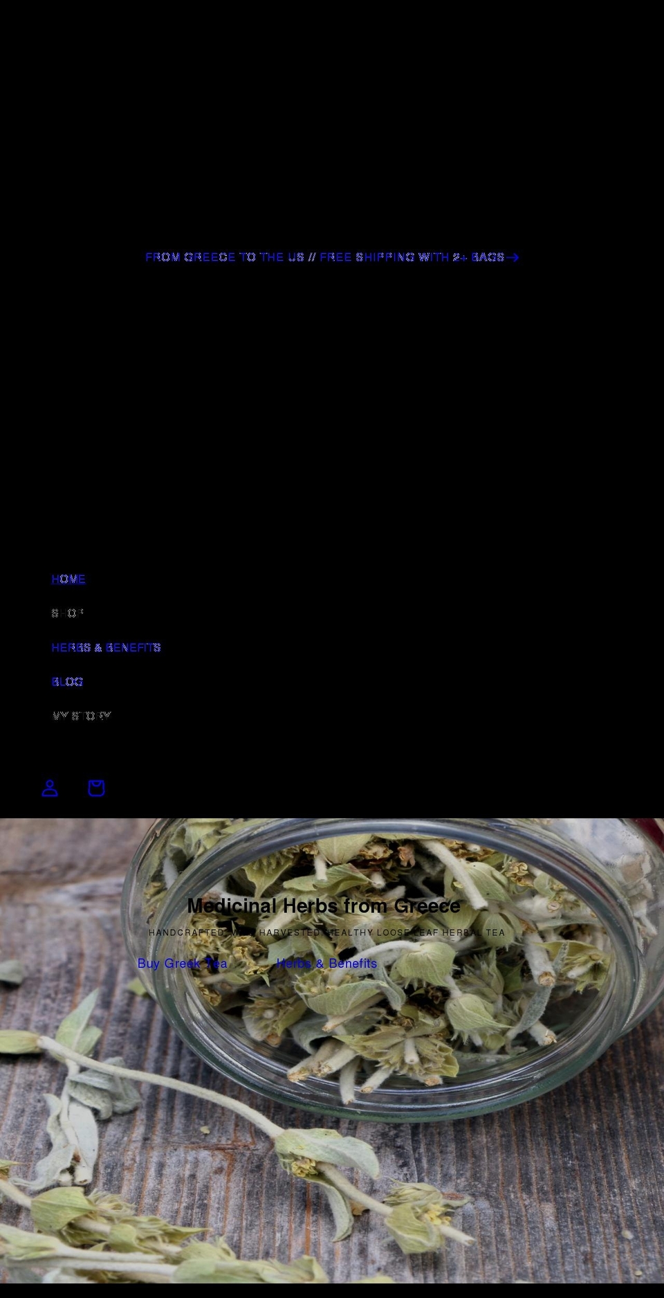 greeksuperherbs.com shopify website screenshot