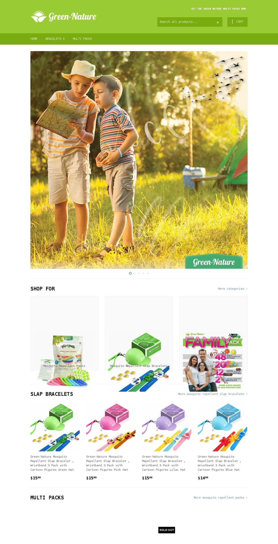 green-repellent.com shopify website screenshot