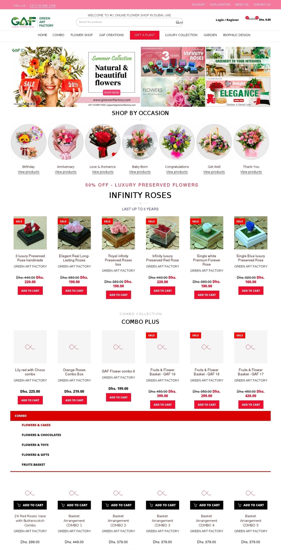 greenartfactory.com shopify website screenshot