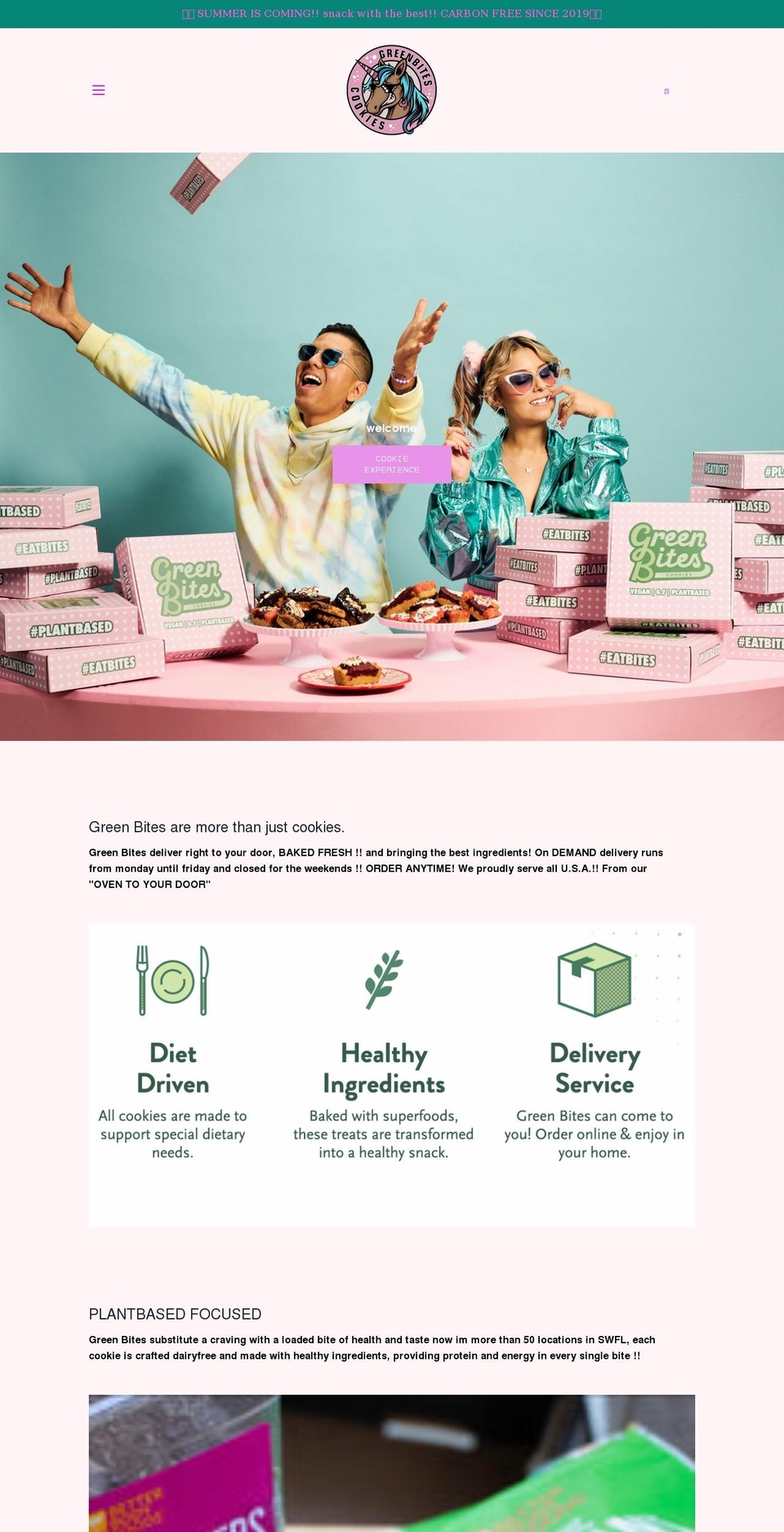 greenbitesgo.com shopify website screenshot