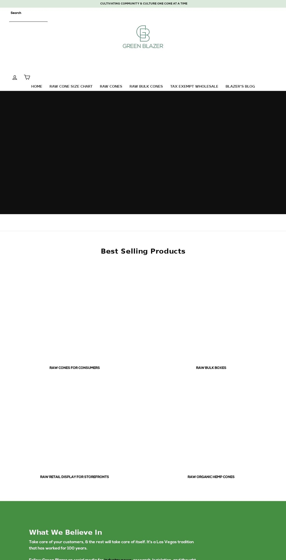 greenblazer.com shopify website screenshot