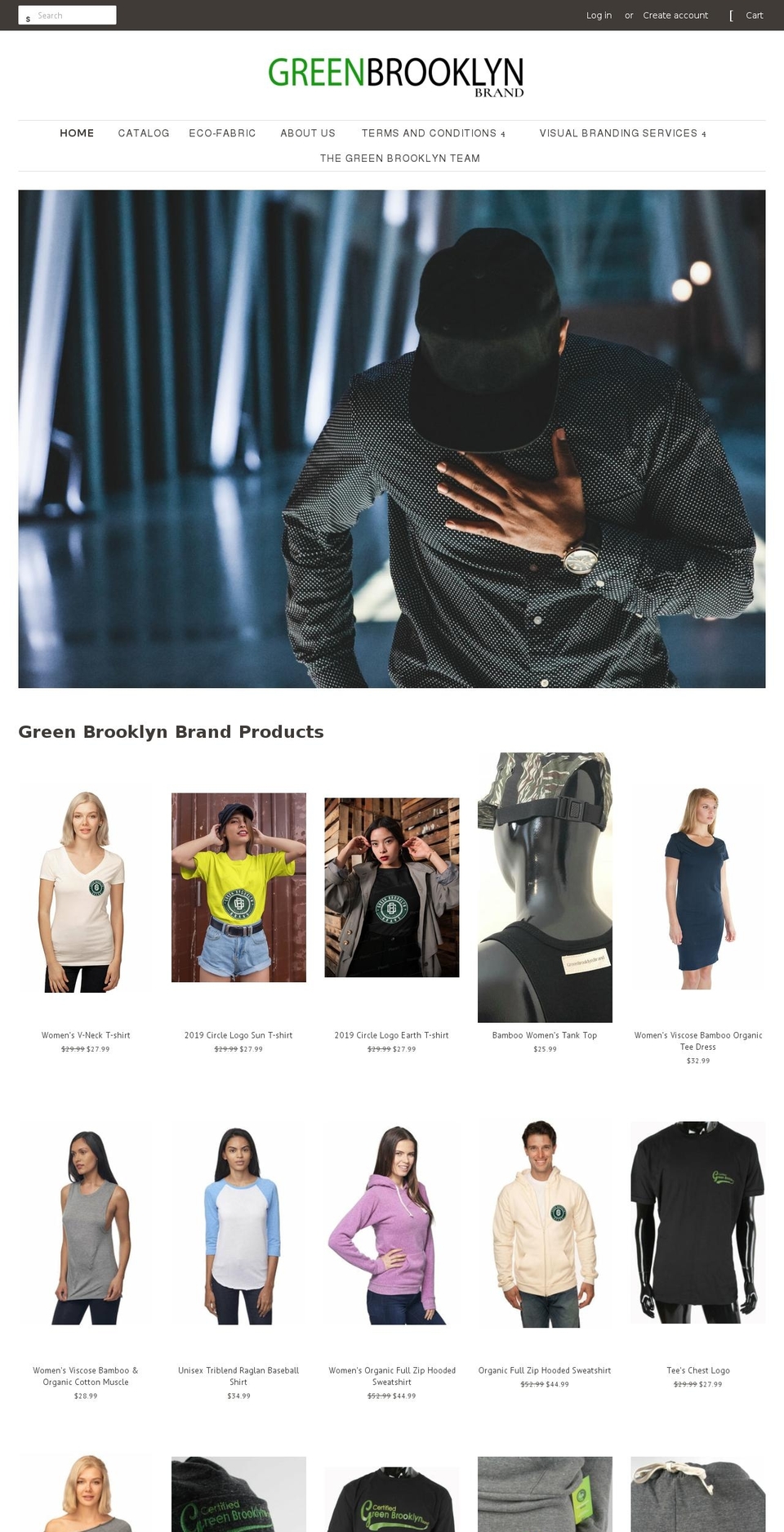 greenbrooklynbrand.com — Shopify storefront screenshot
