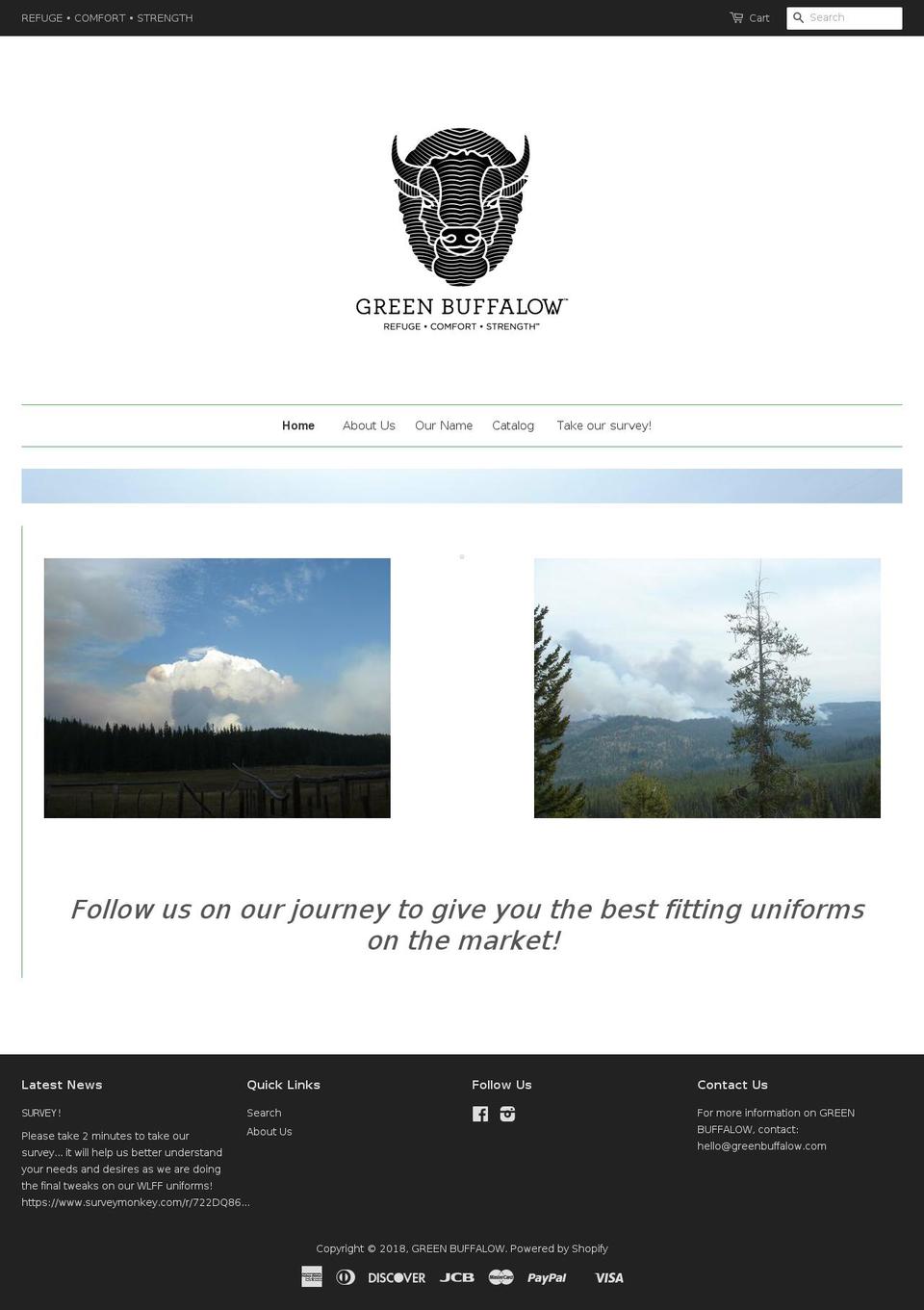 greenbuffalow.com shopify website screenshot