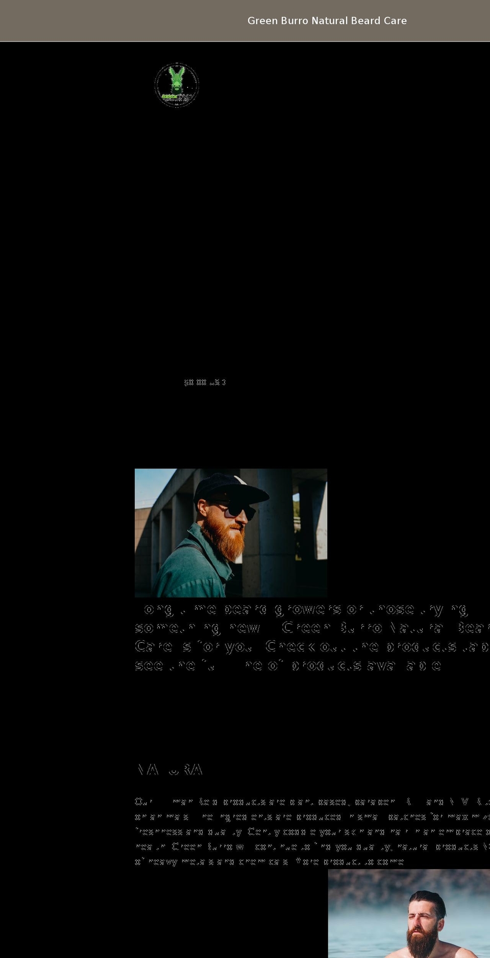greenburro.com shopify website screenshot