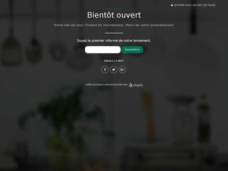 greencolibri.ch shopify website screenshot