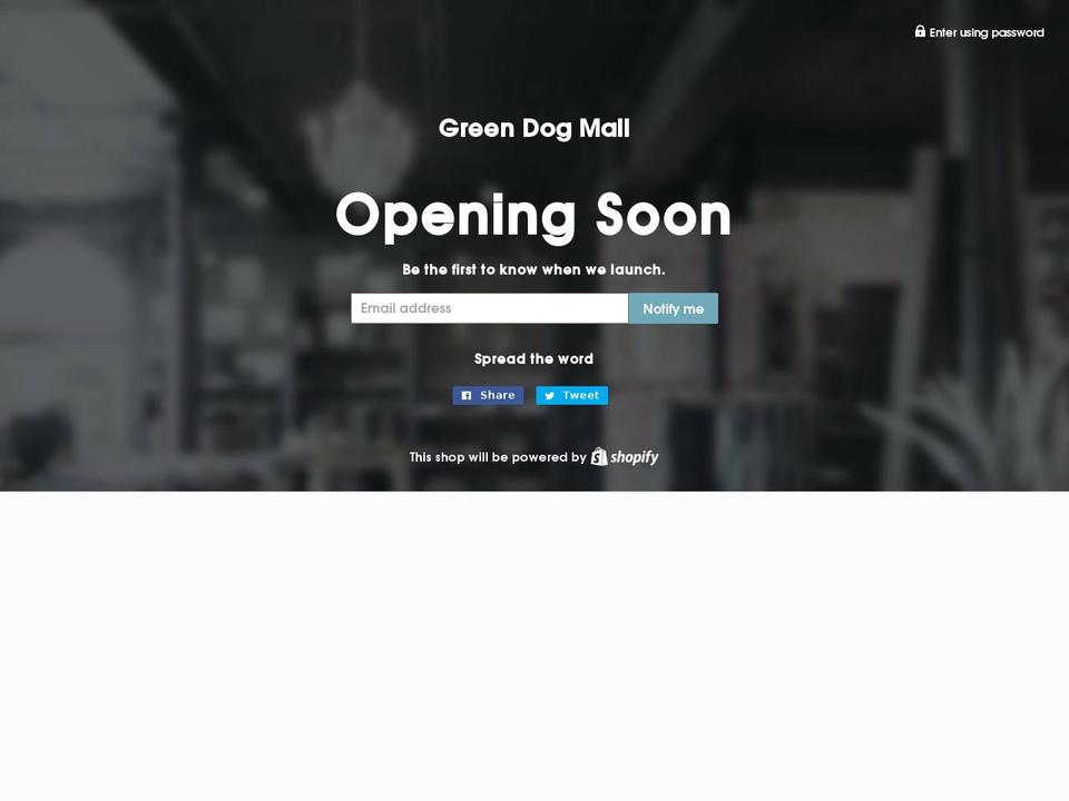 greendogmall.com — Shopify storefront screenshot