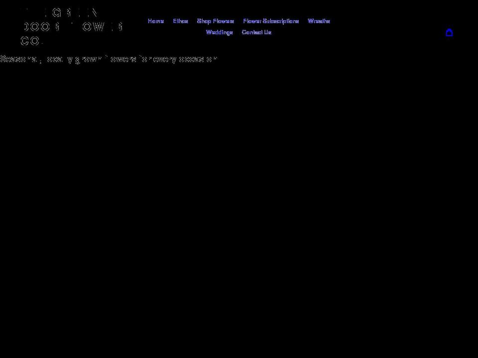 greendoorflowers.co.uk shopify website screenshot