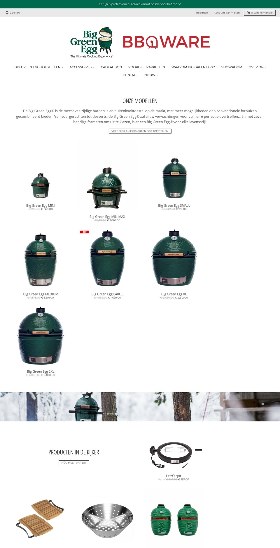 greeneggbbq.be shopify website screenshot