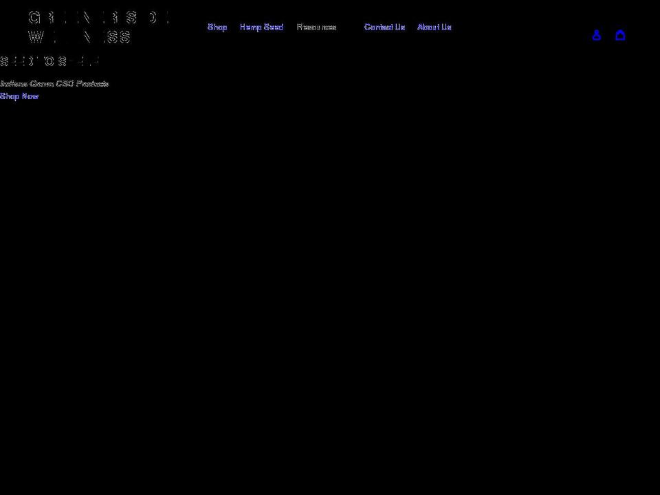 greenersidewellness.com shopify website screenshot