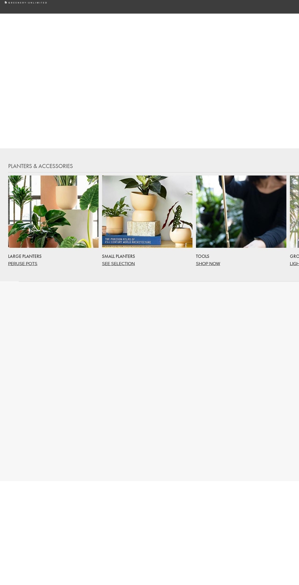 greeneryunlimited.co shopify website screenshot