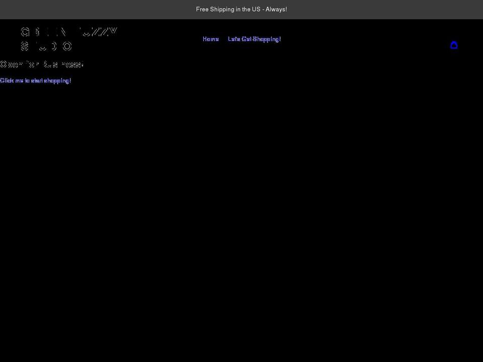 greenfuzzystudio.com shopify website screenshot