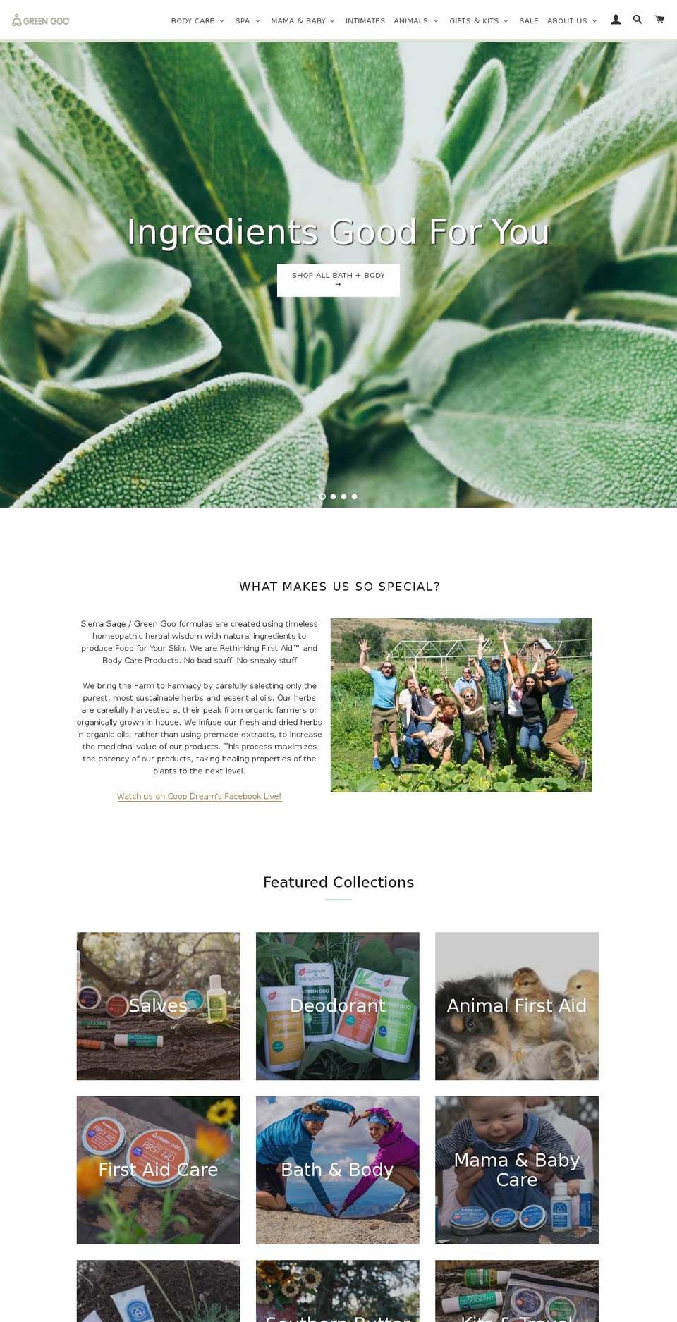 greengoo.com — Shopify storefront screenshot