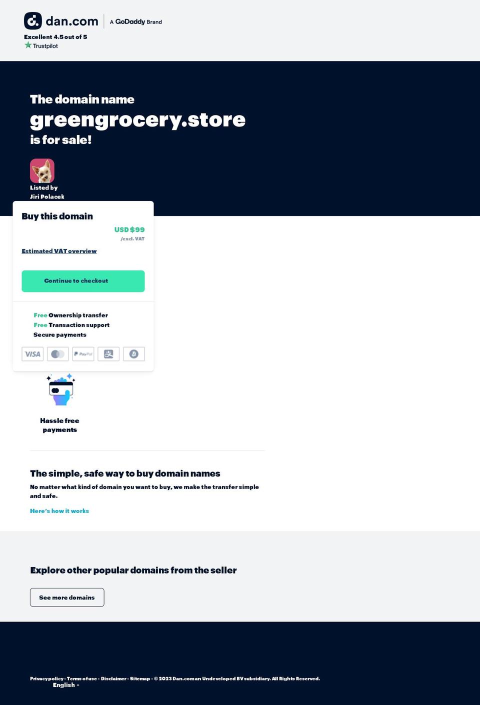 greengrocery.store shopify website screenshot