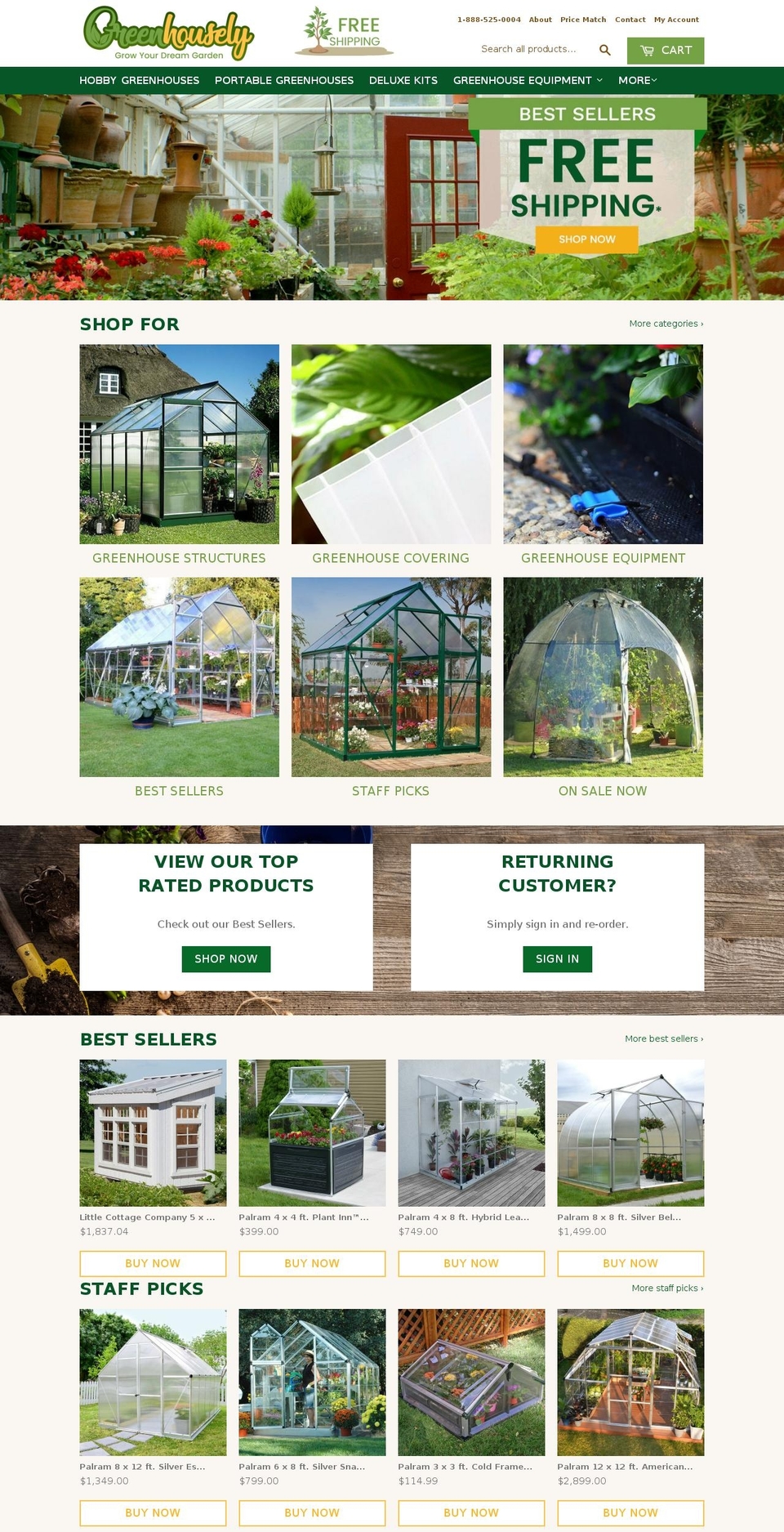 dsl-theme-5-0 Shopify theme site example greenhousely.com