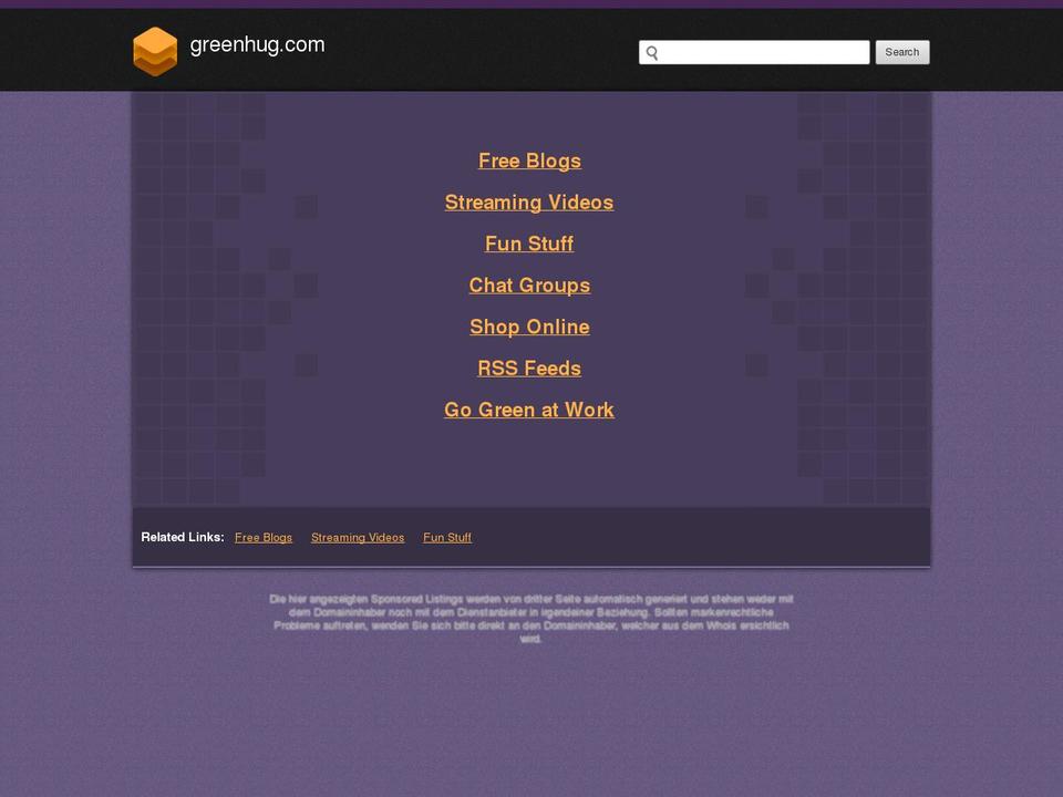 greenhug.com shopify website screenshot