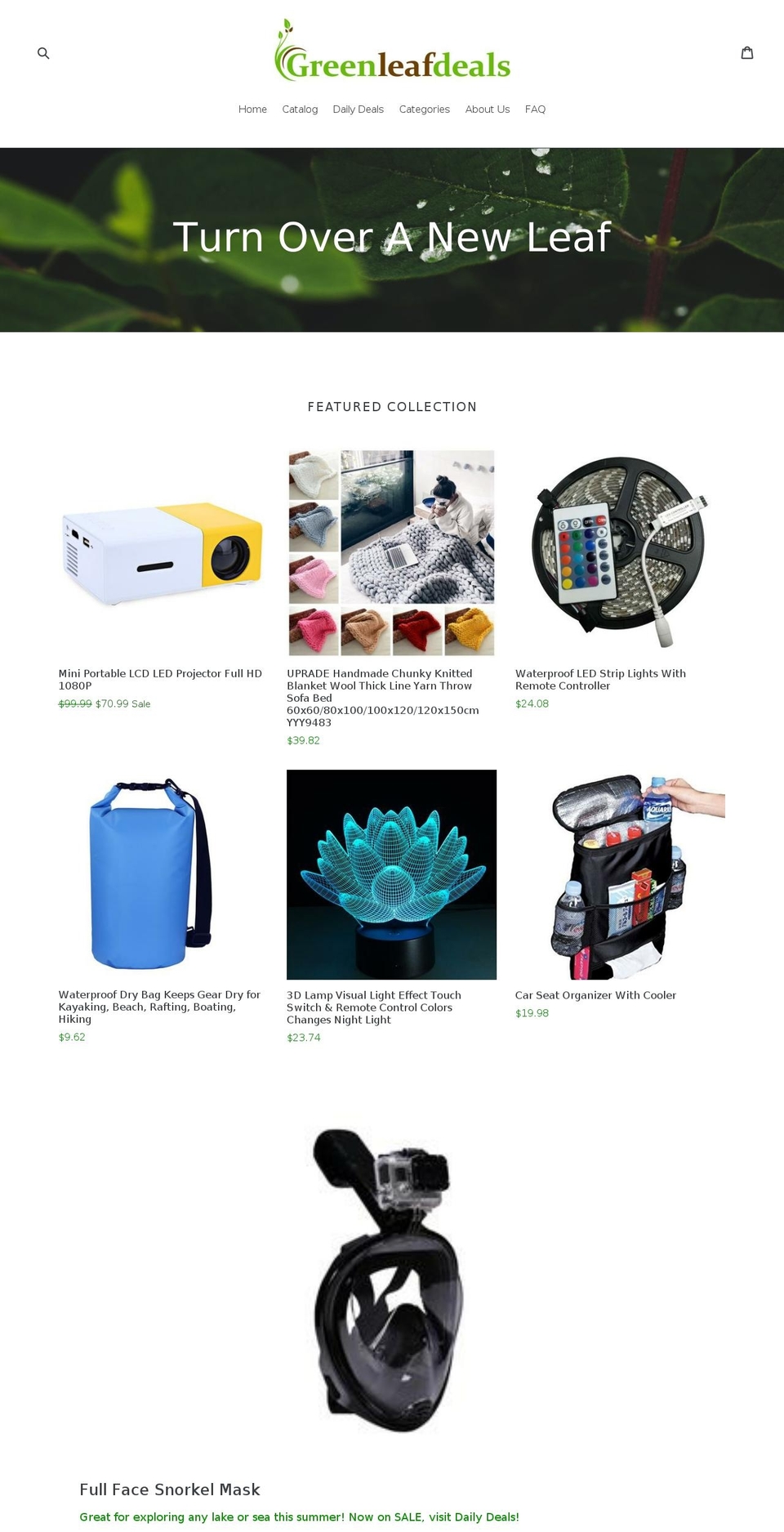greenleafdeals.com — Shopify storefront screenshot