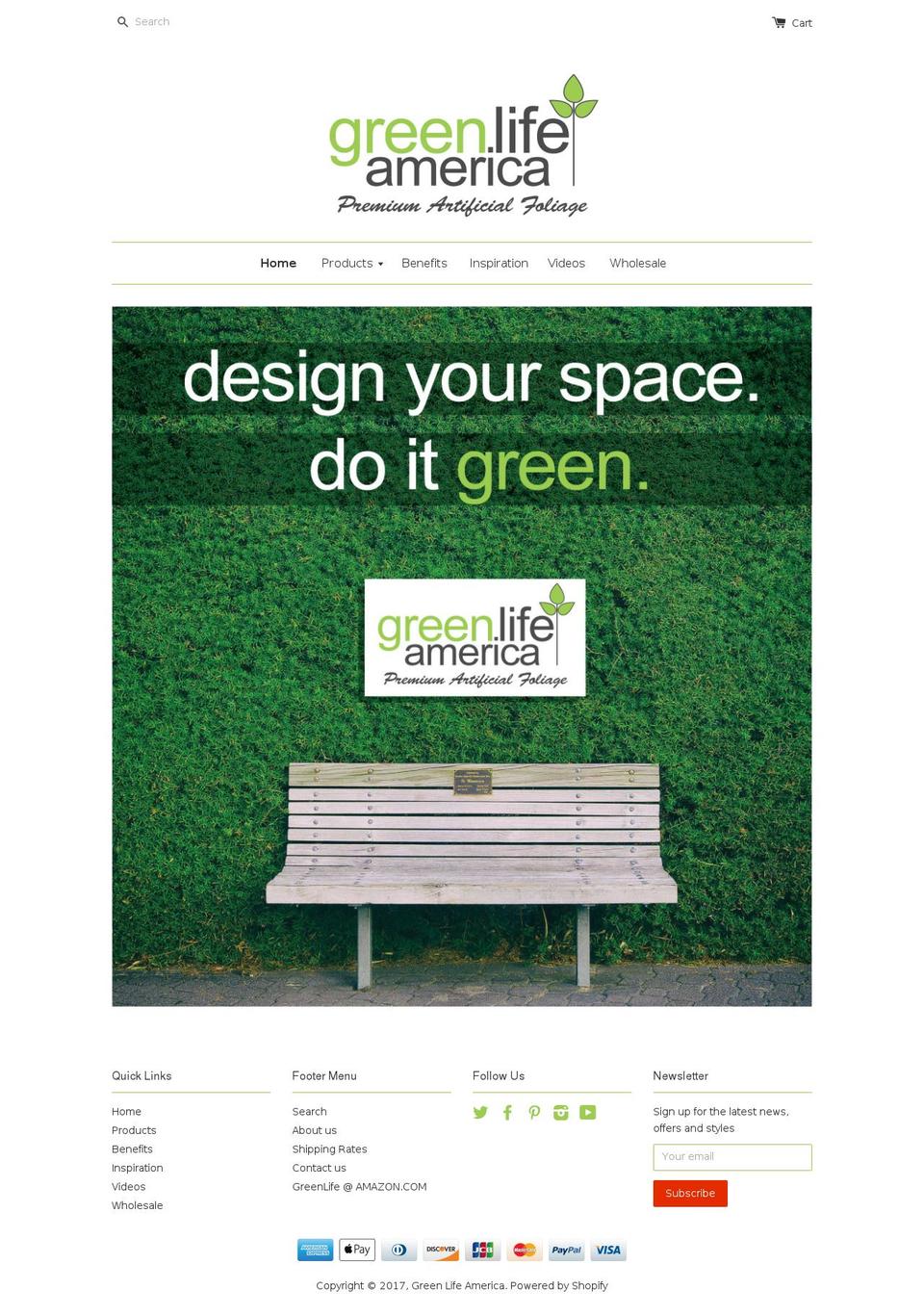 greenlifeamerica.com shopify website screenshot